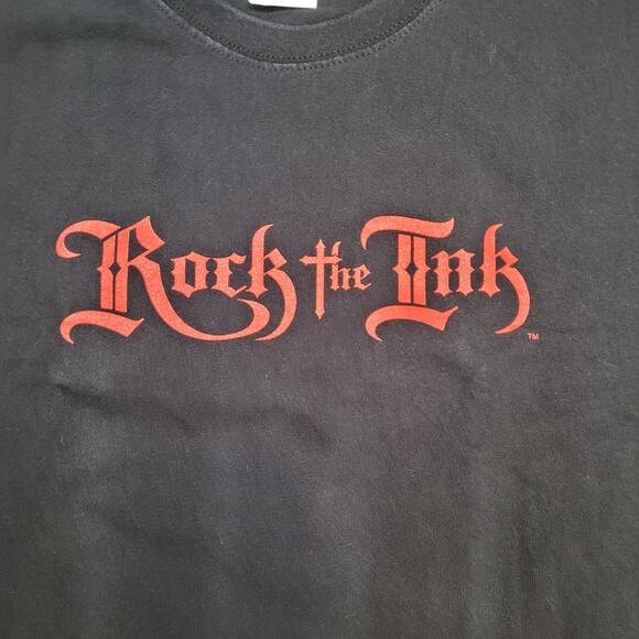 2009 Rock the Ink Tattoo Tour T-Shirt Double Sided Gildan Mens XL - Picture 5 of 6